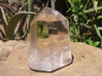 Polished Semi Optic Clear Quartz Crystals  x 6 From Madagascar - TopRock