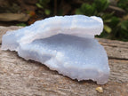 Natural Etched Blue Chalcedony Specimens  x 12 From Malawi - TopRock