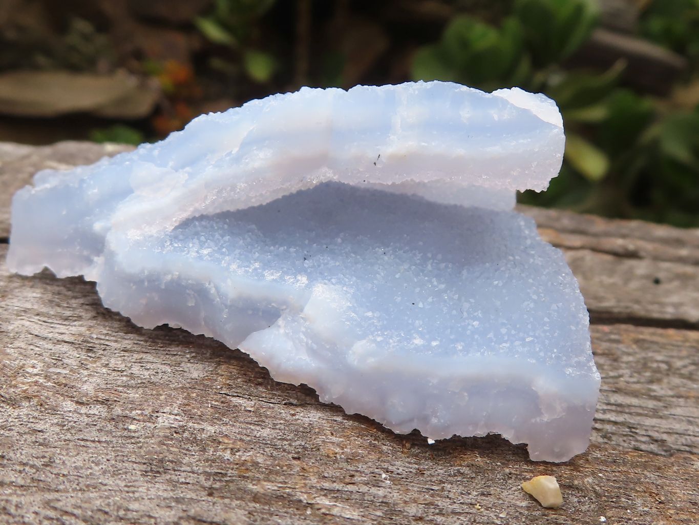 Natural Etched Blue Chalcedony Specimens  x 12 From Malawi - TopRock