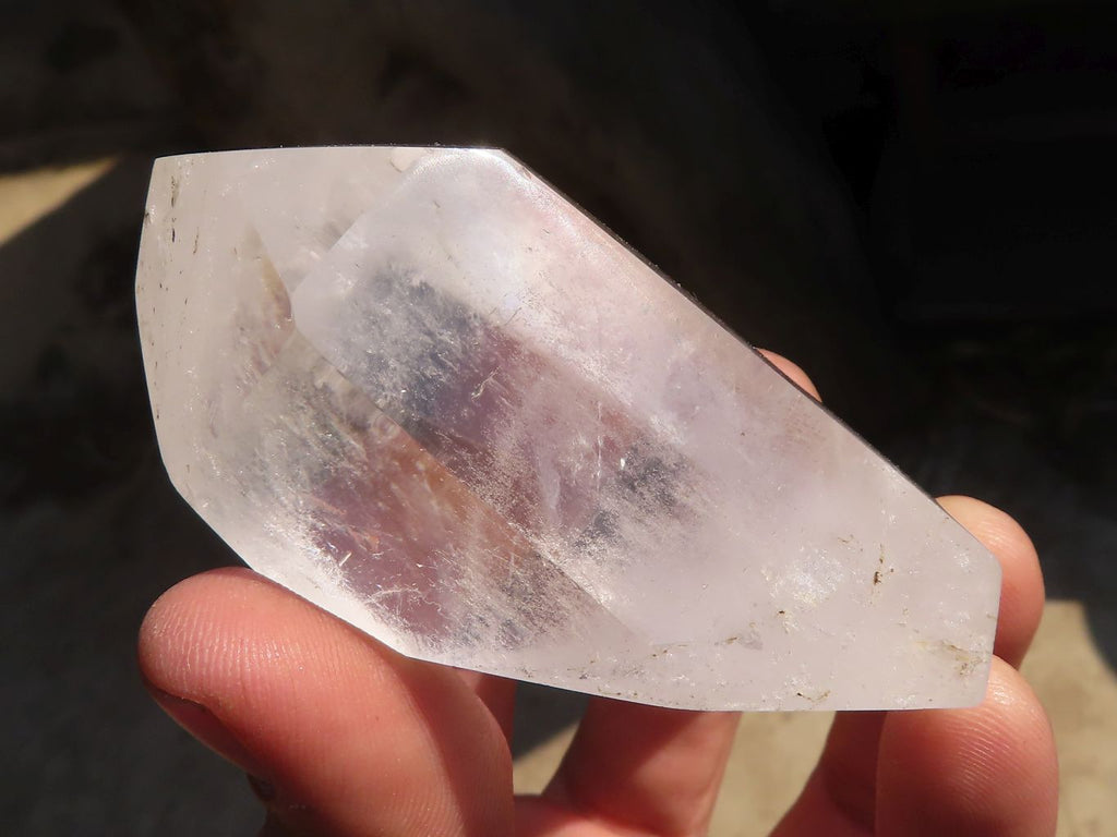 Polished Clear Quartz Crystal Points  x 6 From Madagascar - Toprock Gemstones and Minerals 