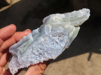 Natural Etched Blue Chalcedony Specimens  x 3 From Nsanje, Malawi - Toprock Gemstones and Minerals 
