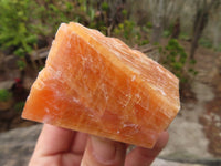 Natural New Sunset Orange Calcite Specimens  x 12 From Spitzkop, Namibia - Toprock Gemstones and Minerals 
