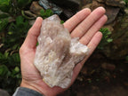 Natural White Phantom Smokey Quartz Clusters  x 4 From Luena, Congo - Toprock Gemstones and Minerals 