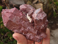 Natural Red Hematoid Quartz Specimens x 5 From Karoi, Zimbabwe - Toprock Gemstones and Minerals 