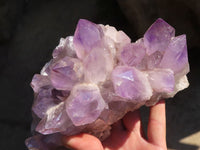 Natural Jacaranda Amethyst Clusters x 2 From Mumbwe, Zambia - Toprock Gemstones and Minerals 