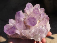 Natural Jacaranda Amethyst Clusters x 2 From Mumbwe, Zambia - Toprock Gemstones and Minerals 