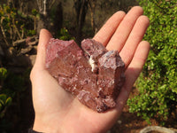 Natural Red Hematoid Quartz Specimens x 5 From Karoi, Zimbabwe - Toprock Gemstones and Minerals 