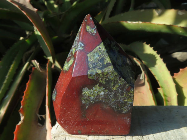 Polished Bastite Dragon Bloodstone Standing Free Forms x 6 From Tshipise, South Africa - TopRock