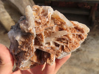 Natural Rare Bladed Baryte Specimens x 2 From Congo - Toprock Gemstones and Minerals 