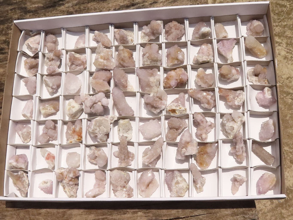 Natural Mixed Selection Of Small Spirit Quartz Crystals  x 70 From Boekenhouthoek, South Africa - TopRock