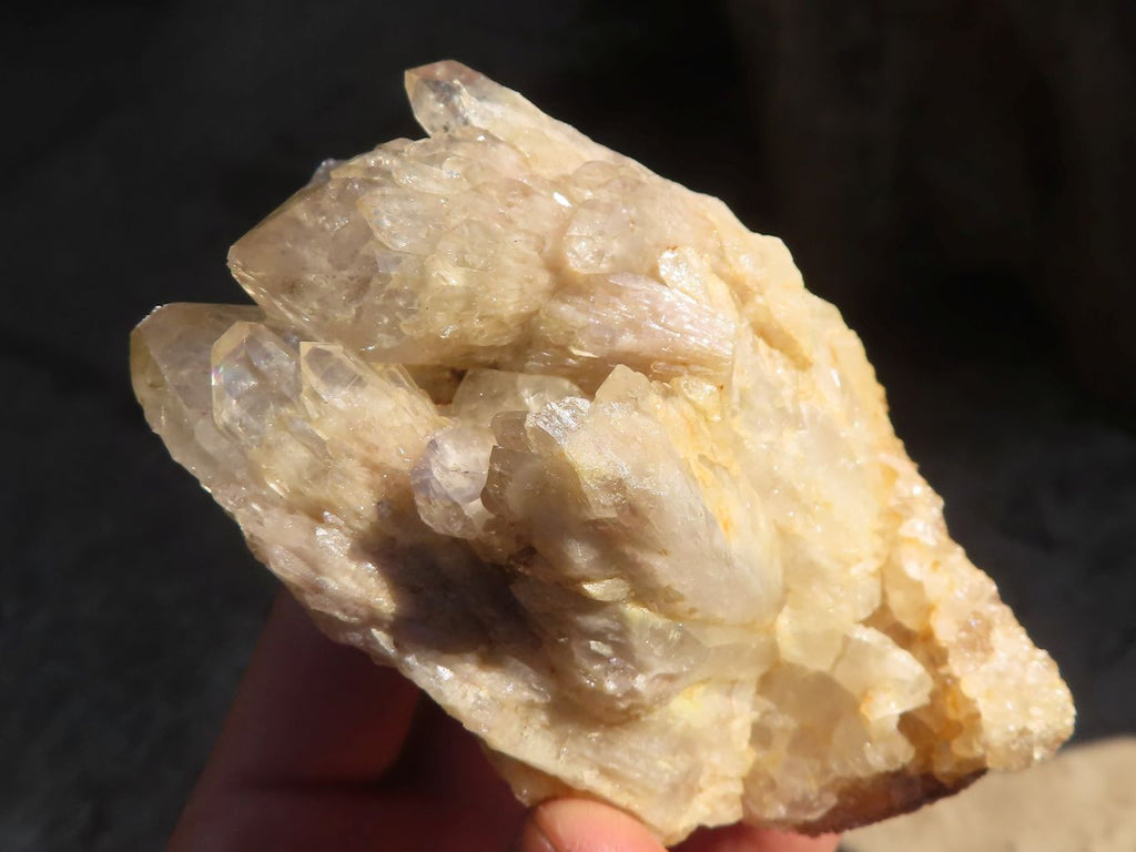 Natural Cascading Smokey Quartz Clusters x 6 From Luena, Congo - Toprock Gemstones and Minerals 