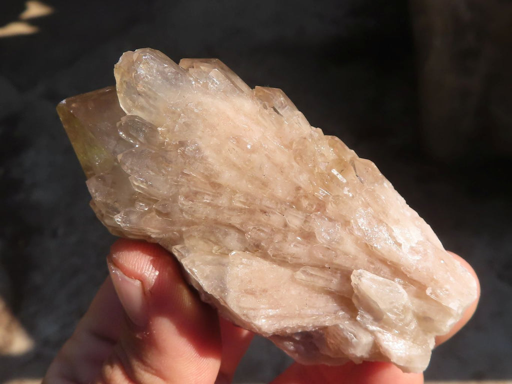 Natural Cascading Smokey Quartz Clusters x 6 From Luena, Congo - Toprock Gemstones and Minerals 