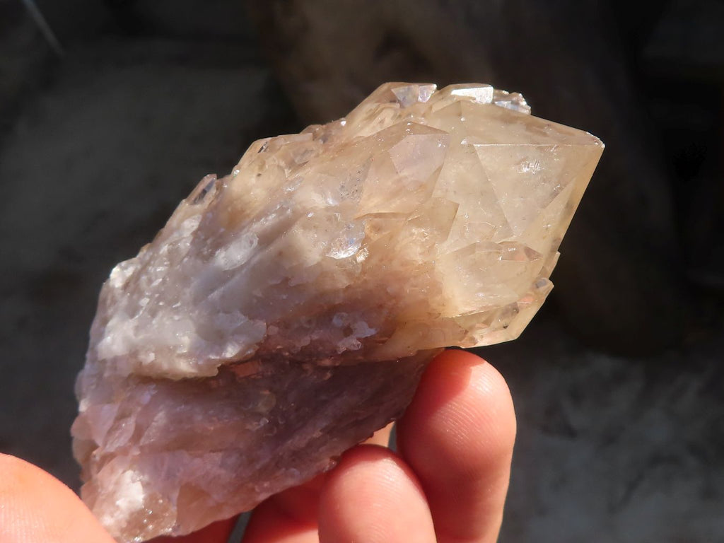 Natural Cascading Smokey Quartz Clusters x 6 From Luena, Congo - Toprock Gemstones and Minerals 