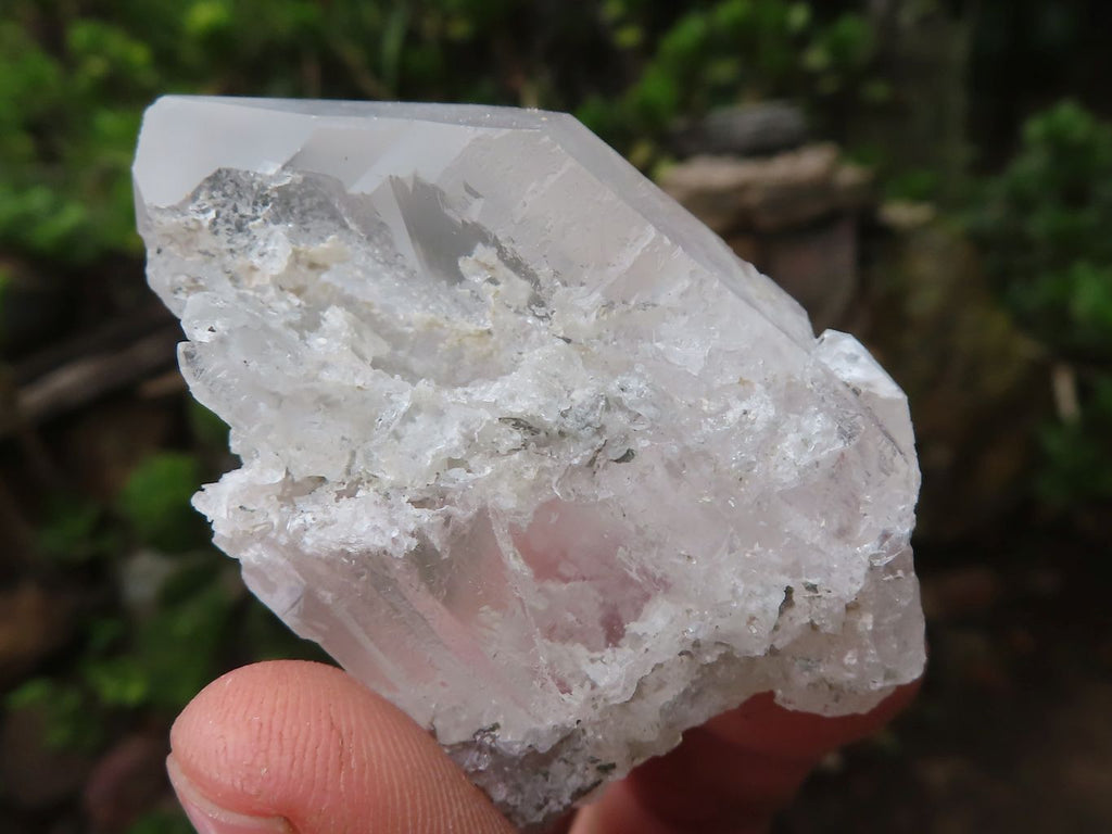 Natural Single Clear Quartz Crystals  x 20 From Zambia - Toprock Gemstones and Minerals 