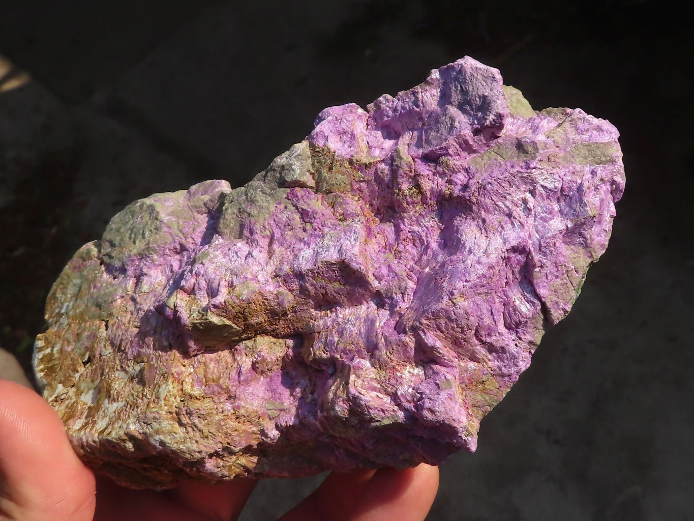 Natural Rough Stichtite & Serpentine Specimens x 4 From Barberton, South Africa - Toprock Gemstones and Minerals 