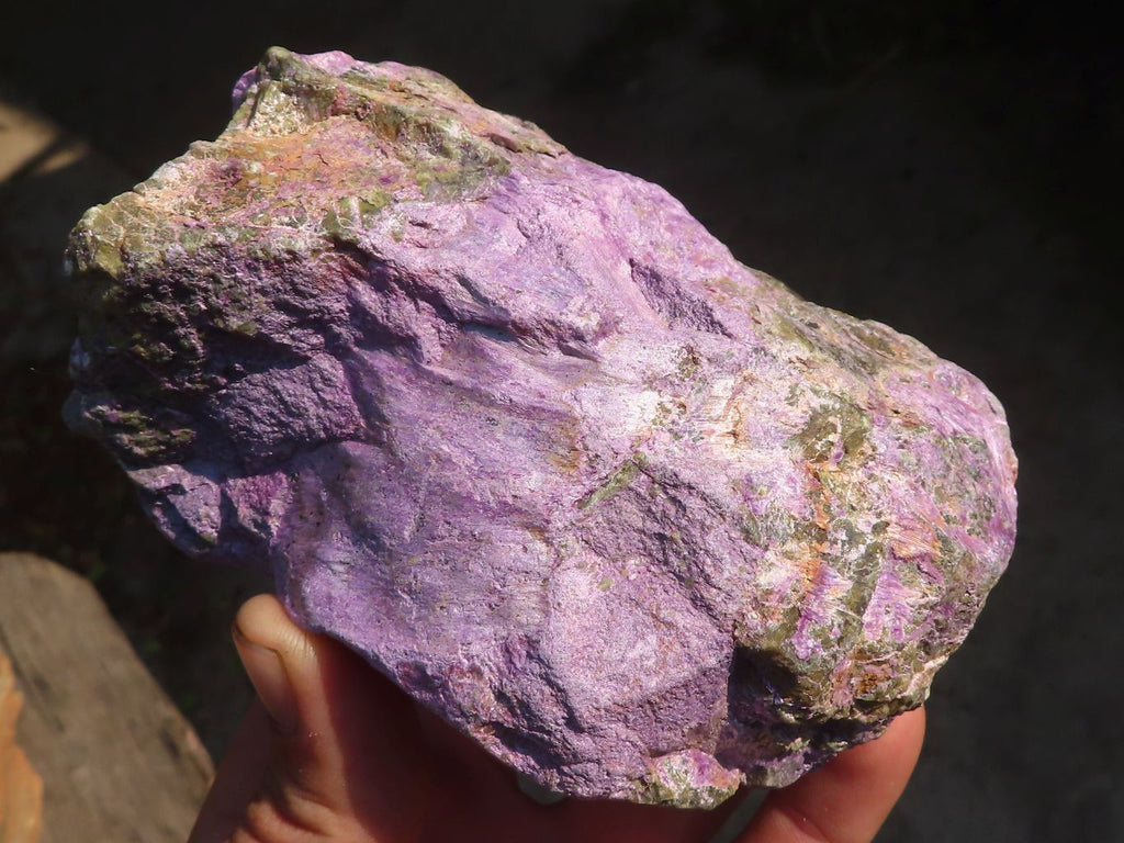 Natural Rough Stichtite & Serpentine Specimens x 4 From Barberton, South Africa - Toprock Gemstones and Minerals 