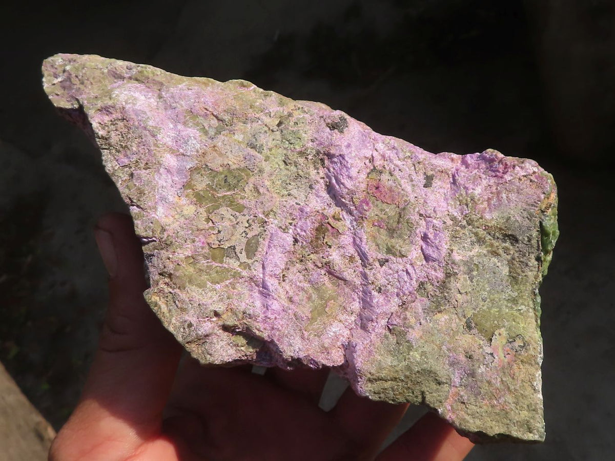 Natural Rough Stichtite & Serpentine Specimens x 4 From Barberton, South Africa - Toprock Gemstones and Minerals 