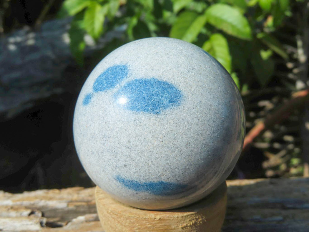 Polished Small Blue Spotted Spinel Spheres x 6 From Madagascar - TopRock