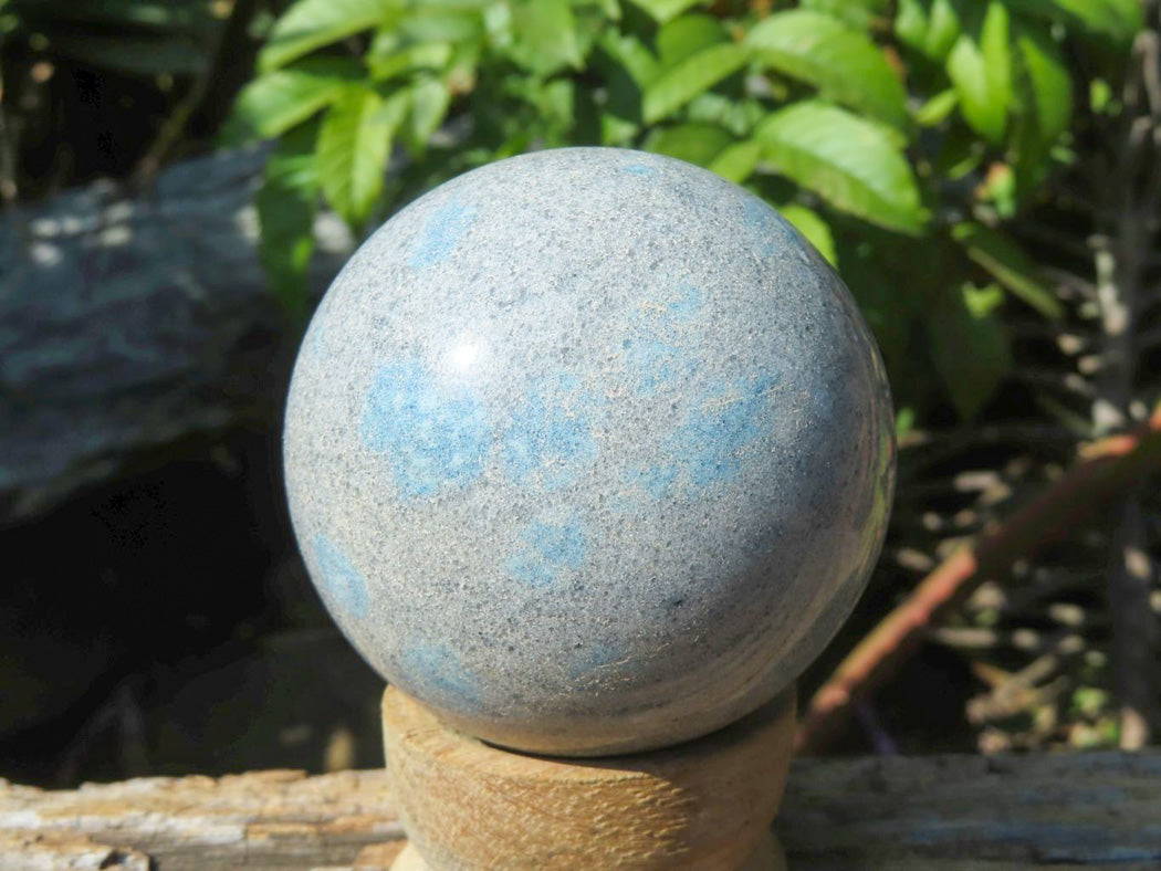 Polished Small Blue Spotted Spinel Spheres x 6 From Madagascar - TopRock