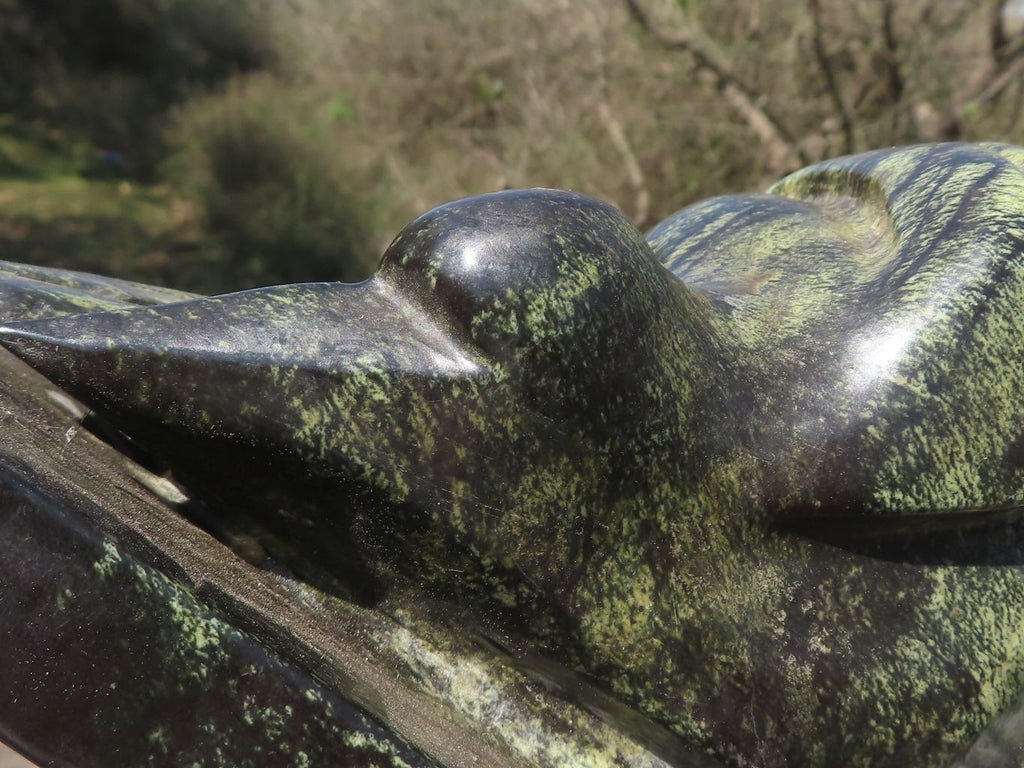 Polished Hand Carved Leopard Stone Book Ends  x 2 From Zimbabwe - TopRock