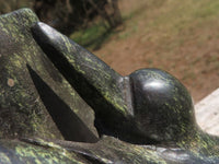 Polished Hand Carved Leopard Stone Book Ends  x 2 From Zimbabwe - TopRock