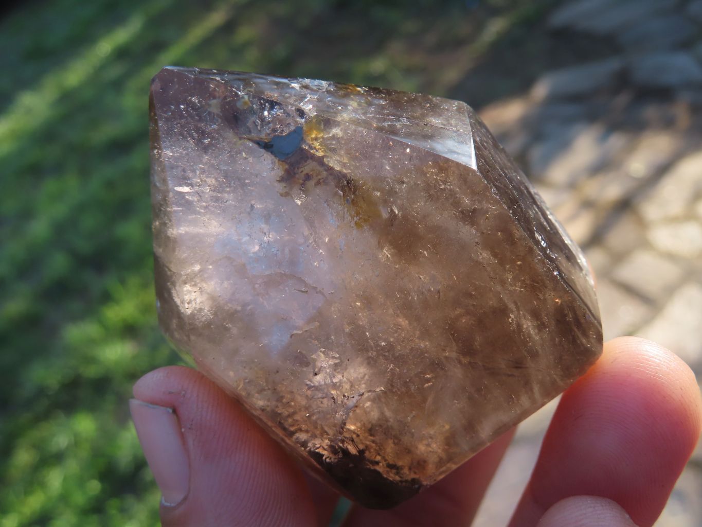 Polished Mixed Selection Of Window Quartz Crystals x 6 From Ankazobe, Madagascar - TopRock