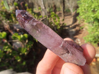Natural Smokey Amethyst Crystals  x 7 From Chiredzi, Zimbabwe - Toprock Gemstones and Minerals 
