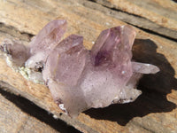 Natural Smokey Amethyst Crystals  x 7 From Chiredzi, Zimbabwe - Toprock Gemstones and Minerals 