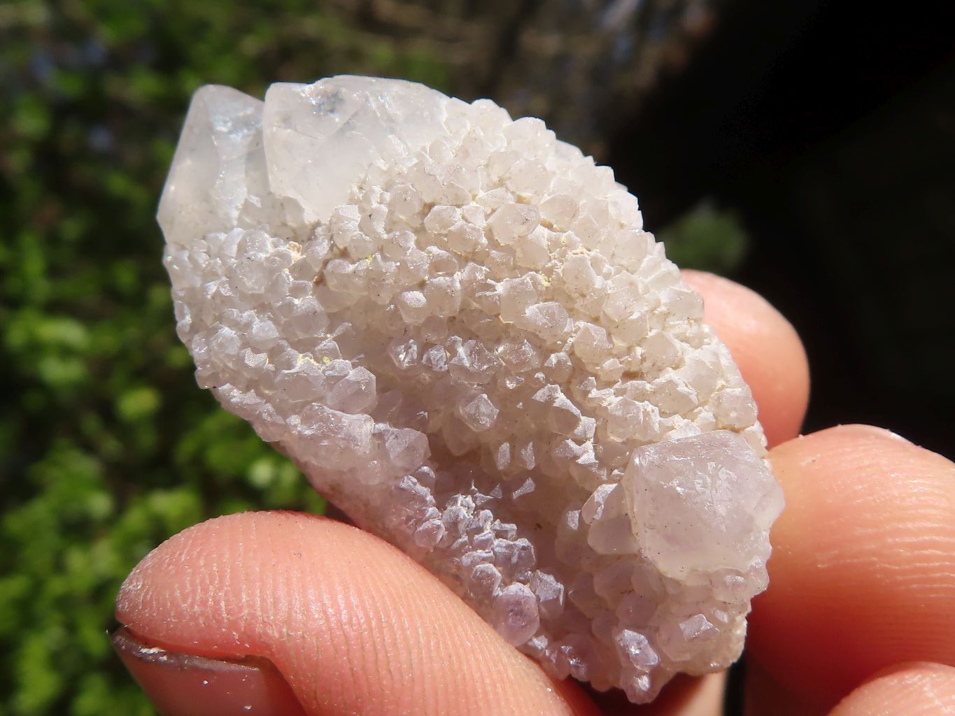 Natural Mini White Spirit Quartz Clusters  x 35 From Boekenhouthoek, South Africa - Toprock Gemstones and Minerals 