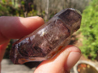Natural Smokey Amethyst Crystals  x 7 From Chiredzi, Zimbabwe - Toprock Gemstones and Minerals 