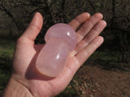 Polished Gemmy Pink Star Rose Quartz Mushrooms  x 6 From Madagascar - TopRock