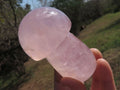 Polished Gemmy Pink Star Rose Quartz Mushrooms  x 6 From Madagascar - TopRock