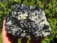 Natural Schorl Black Tourmaline With Quartz & Vermiculite  x 3 From Erongo, Namibia - Toprock Gemstones and Minerals 