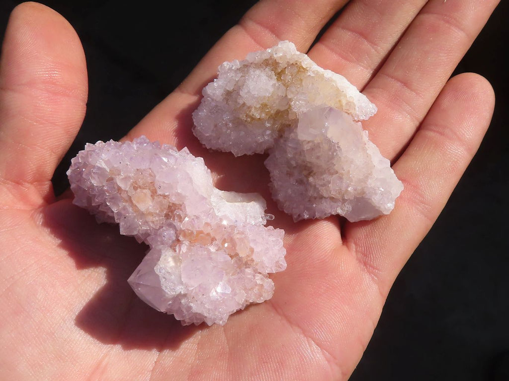 Natural Small Lilac & Ametrine Spirit Quartz Specimens x 20 From Boekenhouthoek, South Africa - Toprock Gemstones and Minerals 