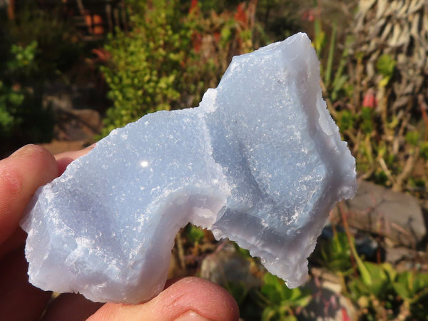 Natural Etched Blue Chalcedony Specimens  x 35 From Nsanje, Malawi - Toprock Gemstones and Minerals 