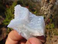 Natural Etched Blue Chalcedony Specimens  x 35 From Nsanje, Malawi - Toprock Gemstones and Minerals 