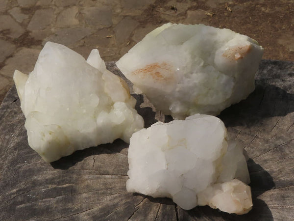 Natural Highly Selected Candle Quartz Clusters  x 2 From Mandrosonoro, Madagascar - TopRock