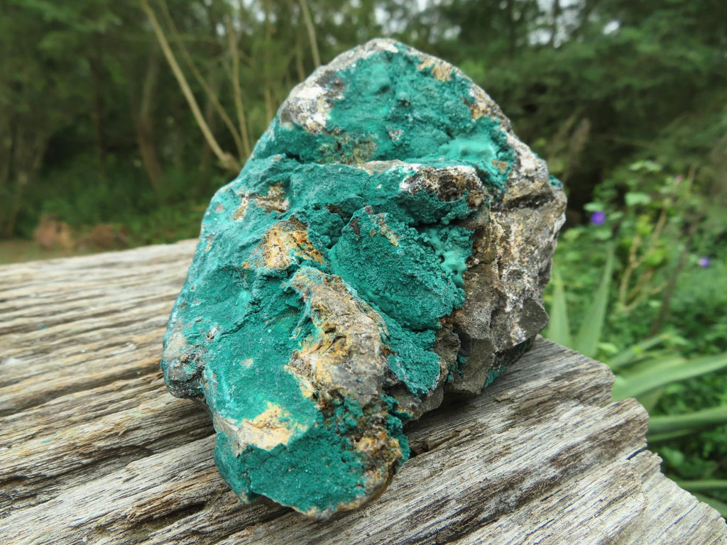 Natural Drusy Coated Malachite On Matrix Specimens x 3 From Tenke Fungurume, Congo - TopRock