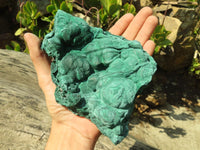 Natural Malachite Specimens x 2 From Congo - Toprock Gemstones and Minerals 