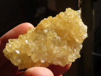 Natural Small Golden Limonite / Lemonite Quartz Clusters  x 35 From Zambia - Toprock Gemstones and Minerals 