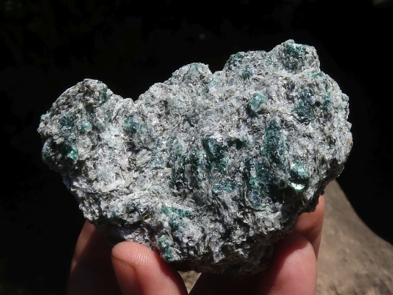 Natural Green Emerald Crystals In Schist Specimens  x 6 From Sandawana, Zimbabwe - TopRock