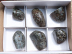 Polished Green Emerald In Matrix Standing Free Forms  x 6 From Sandawana, Zimbabwe - TopRock