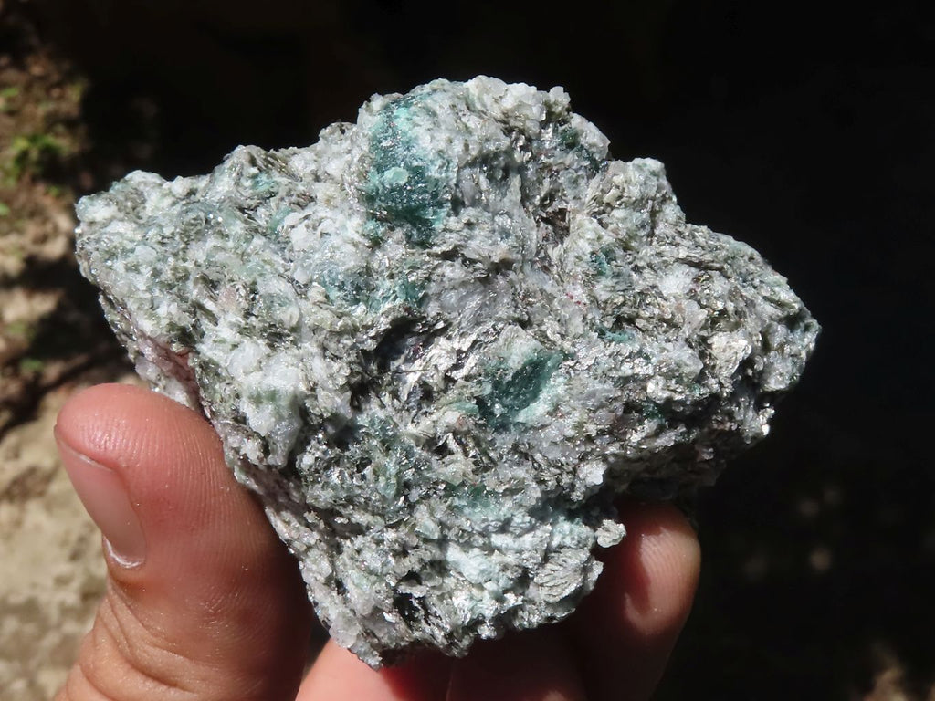 Natural Green Emerald Crystals In Schist Specimens  x 6 From Sandawana, Zimbabwe - TopRock