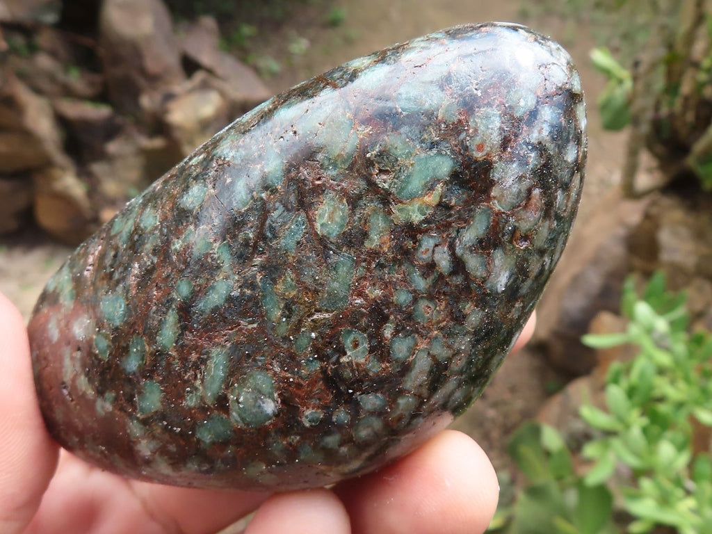 Polished Green Emerald In Matrix Standing Free Forms  x 6 From Sandawana, Zimbabwe - TopRock