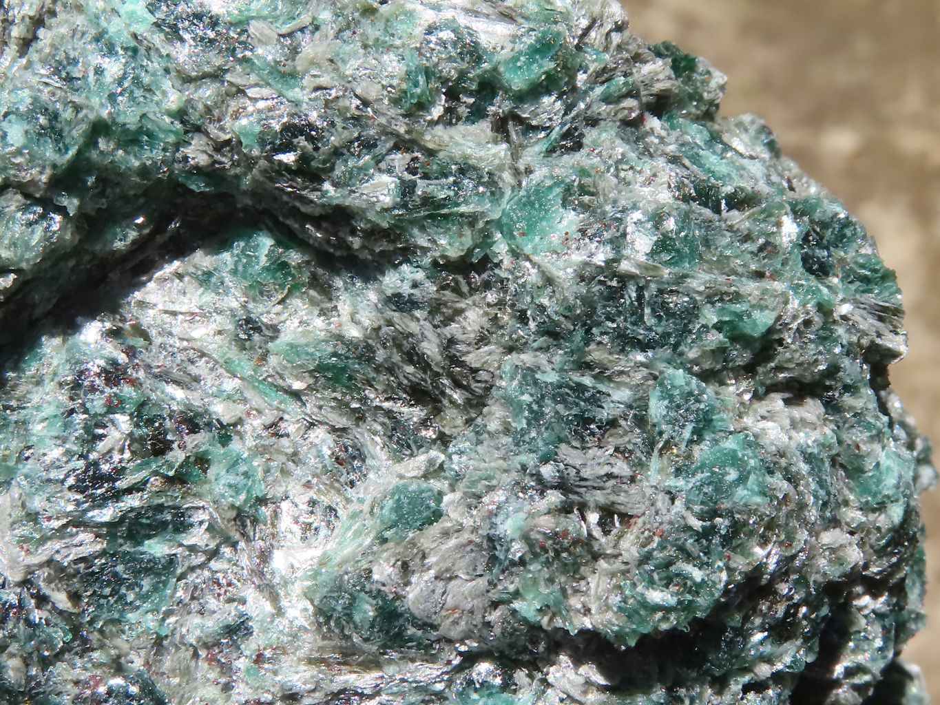 Natural Green Emerald Crystals In Schist Specimens  x 6 From Sandawana, Zimbabwe - TopRock