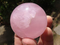 Polished Gemmy Pink Rose Quartz Spheres  x 6 From Ambatondrazaka, Madagascar - TopRock