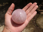 Polished Gemmy Pink Rose Quartz Spheres  x 6 From Ambatondrazaka, Madagascar - TopRock