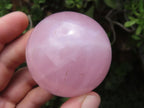 Polished Gemmy Pink Rose Quartz Spheres  x 6 From Ambatondrazaka, Madagascar - TopRock