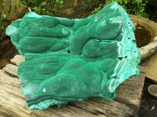 Natural Extra Large Crystalline Malachite Specimen  x 1 From Congo - Toprock Gemstones and Minerals 
