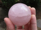 Polished Gemmy Pink Rose Quartz Spheres  x 6 From Ambatondrazaka, Madagascar - TopRock